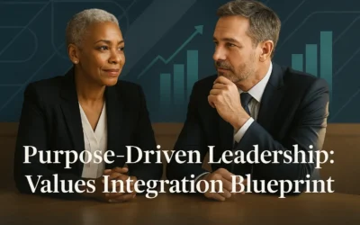 BLOG 2 Beyond the Plaque: The Executive Blueprint for Purpose-Driven Leadership & Values Integration