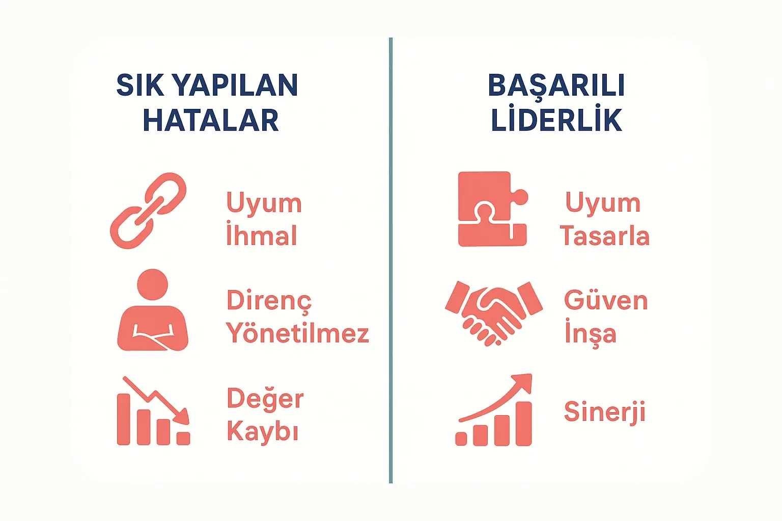 Yüksek Riskli Birleşme ve Satın Alma Süreçlerinde CEO'nun Kültürel Entegrasyon Liderliği 3 Avoid common pitfalls and adopt proven CEO practices to improve cultural integration outcomes.
