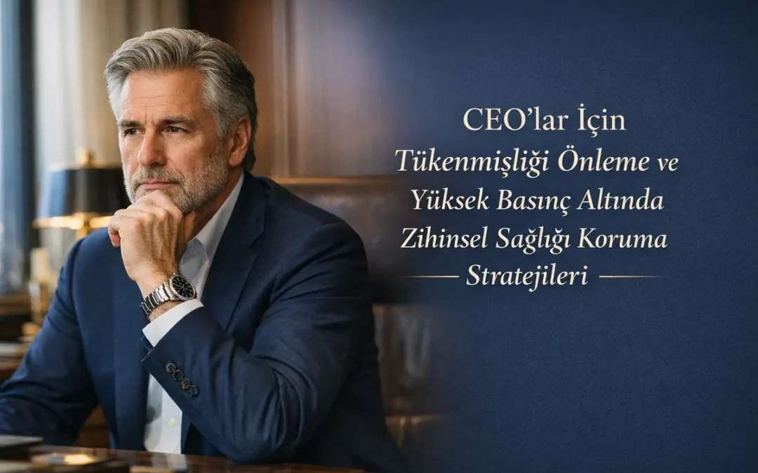 CEO’lar İçin Tükenmişlik ve Zihinsel Sağlık Koruma Yöntemleri