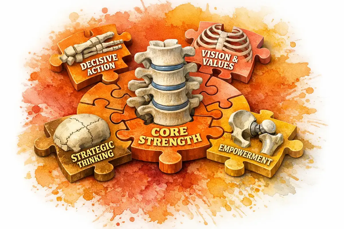 Strategies for Empathetic Leadership in Crisis and Resilience 5 Illustration of HR team leading a resilient workforce through crisis recovery, highlighting emotional support and communication.