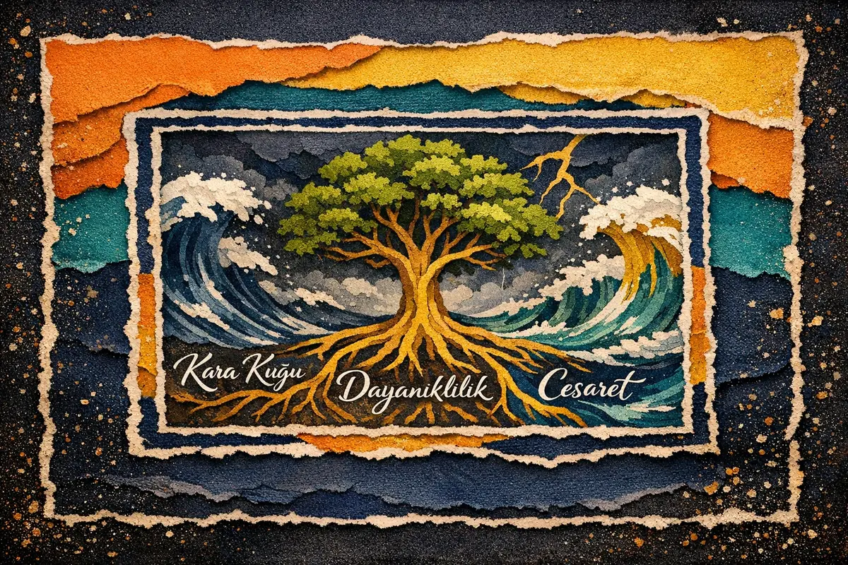 Kara Kuğu ve Global Krizlerde CEO Kriz Liderliği 1 krizlerde liderlik ve empatiyi anlatan bir illüstrasyon