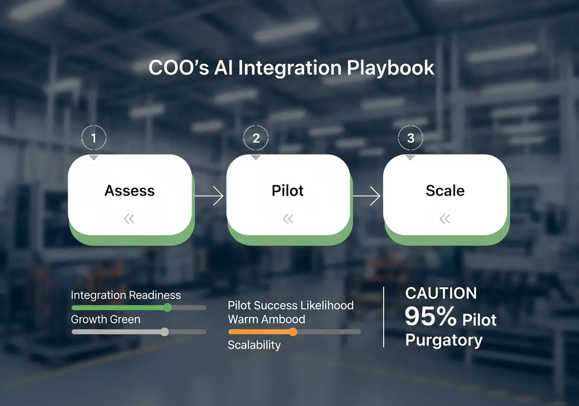 Leadership Development for Chief Operating Officers 5 Operations dashboard visualizing real-time supply chain and transformation KPIs