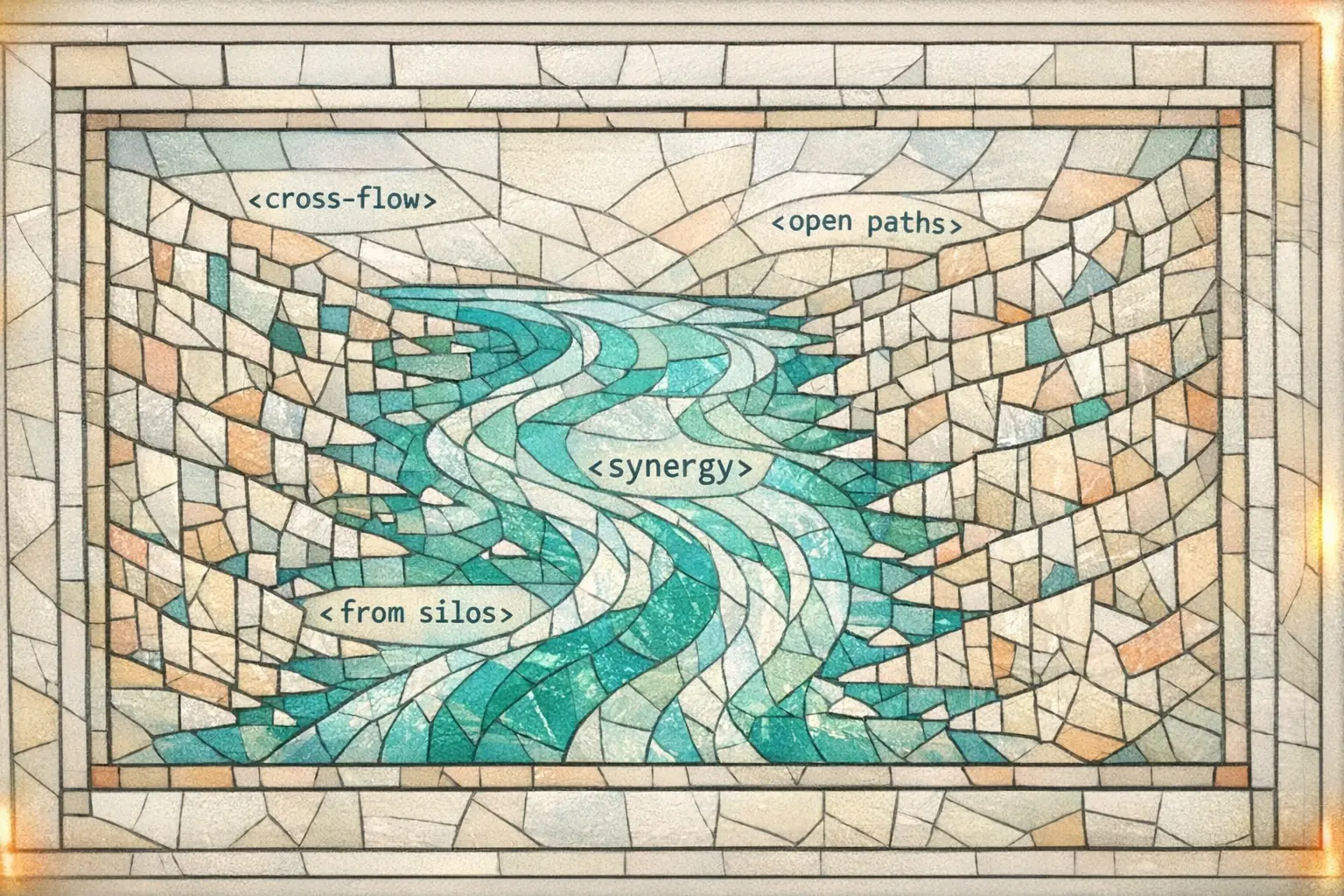 Driving Cross-Functional Synergy: A GM’s Guide to Breaking Down Silos in Business Units 1 Visual depiction of interconnected cross-functional business units, symbolizing synergy