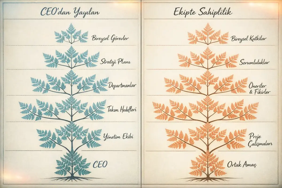 CEO'lar İçin Stratejik Vizyonu Organizasyona Yayma Sanatı 2 takım vizyon workshop