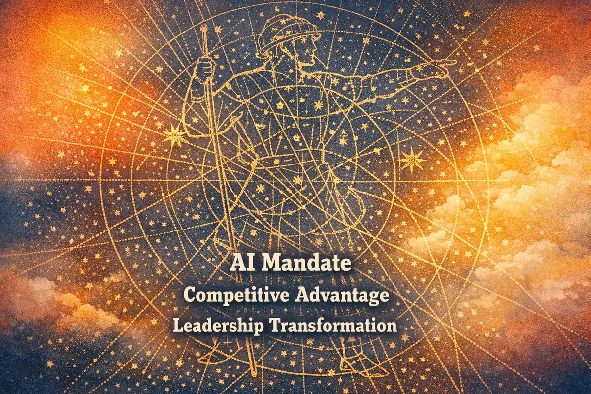 Leadership Development for Chief Executive Officers 4 CEO orchestrating AI-human collaboration