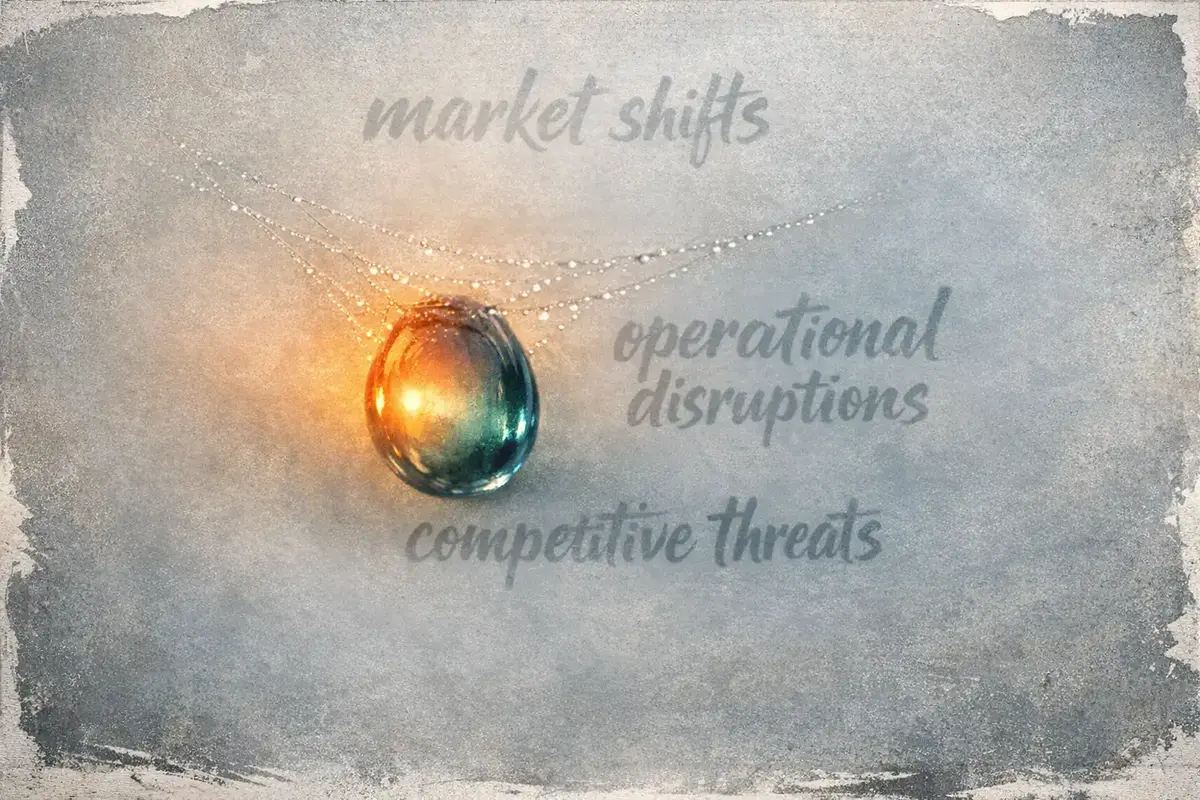 Mitigating Business Unit Risks with Proactive Planning 4 Scenario planning process diagram