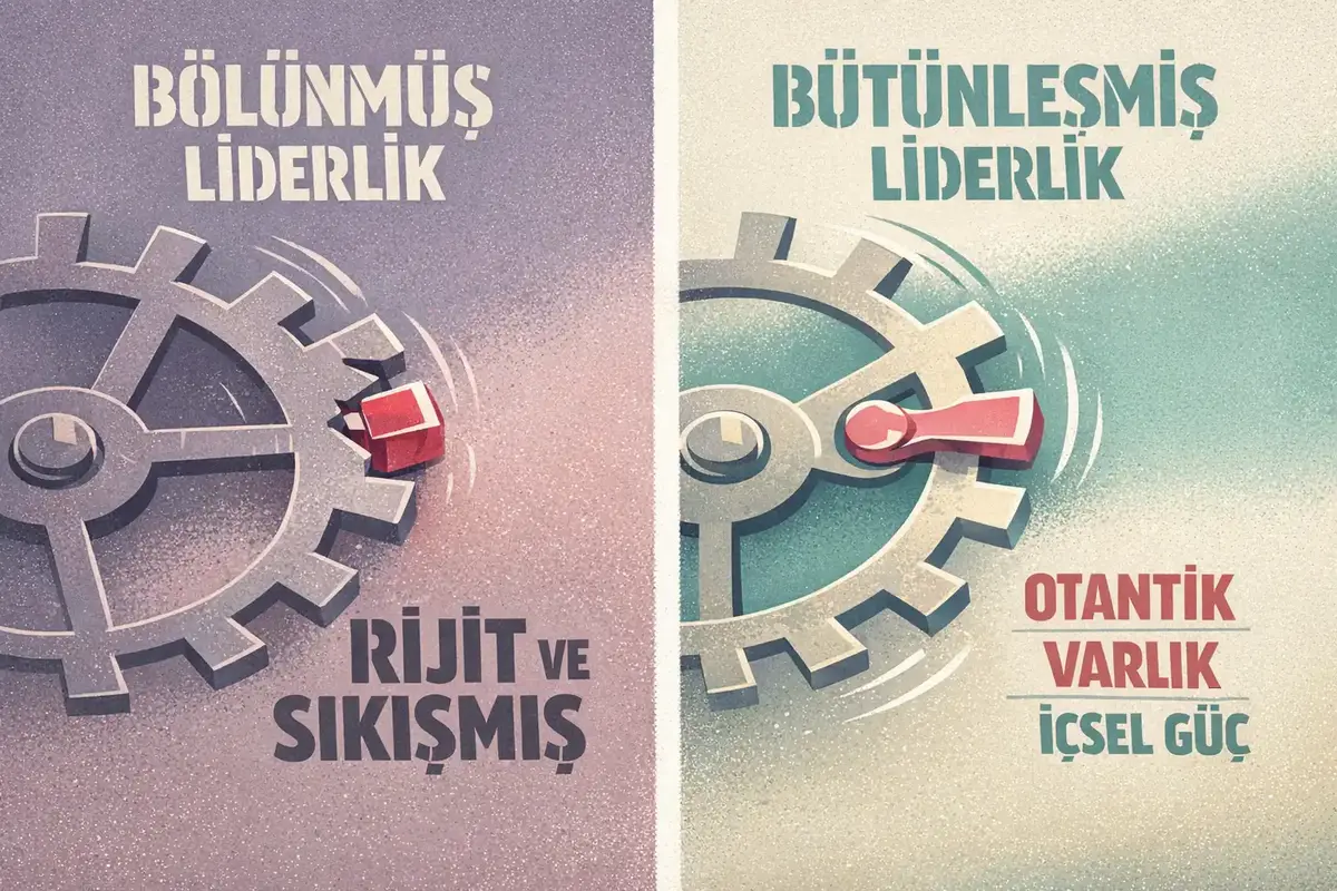 Liderlik Gölgeleri ve İçsel Dönüşüm 6 liderlikte gölge entegrasyonu kurumsal sonuçlar görseli