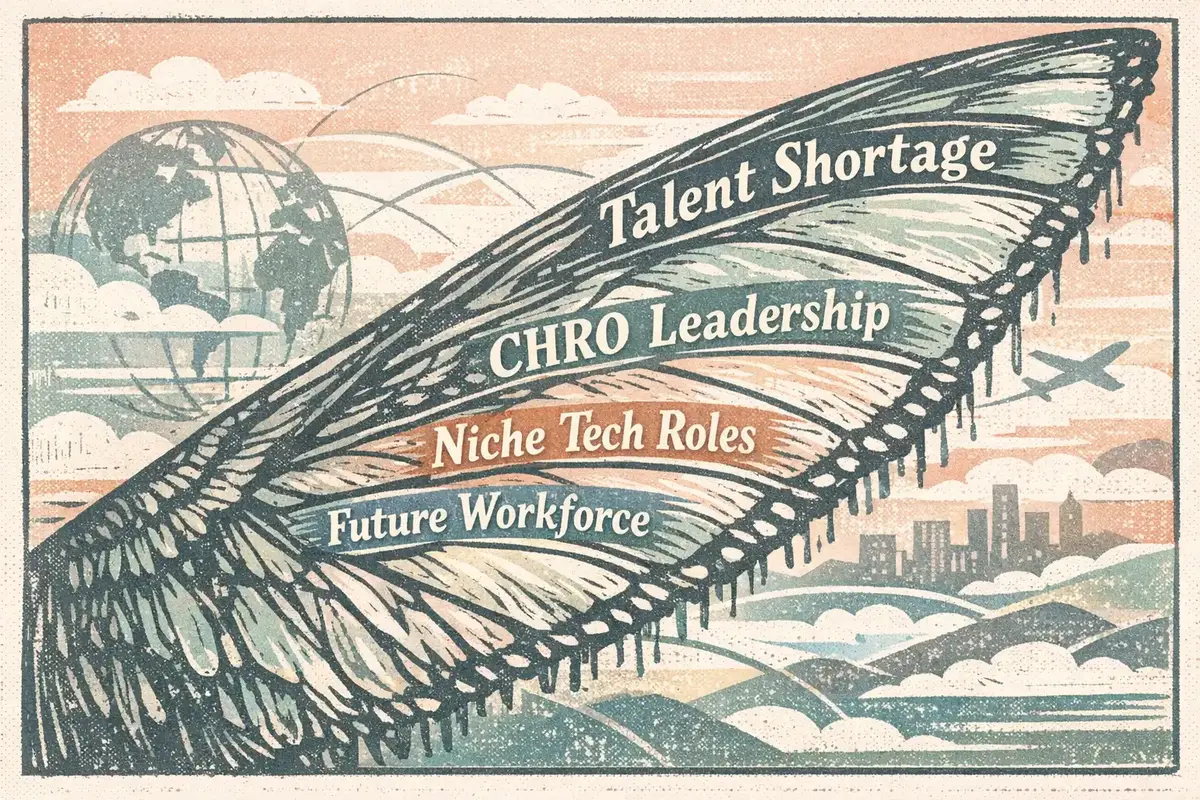 How CHROs Address Global Talent Shortages in Tech 4 A visual framework for mapping the tech talent ecosystem, including internal teams, gig workers, and AI-enabled roles