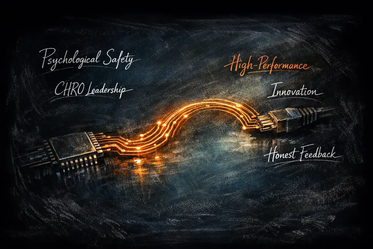 CHRO's Role in Building Psychological Safety 4 A diverse team collaborating in a psychologically safe environment