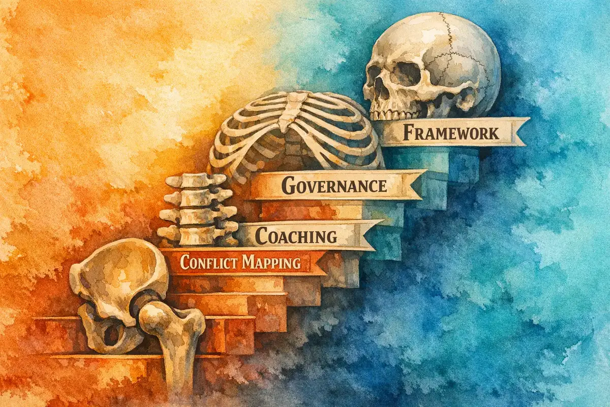 Resolving Family Business Conflicts with Integral Coaching 5 A visual map illustrating conflict escalation and resolution pathways in family business C-Suites