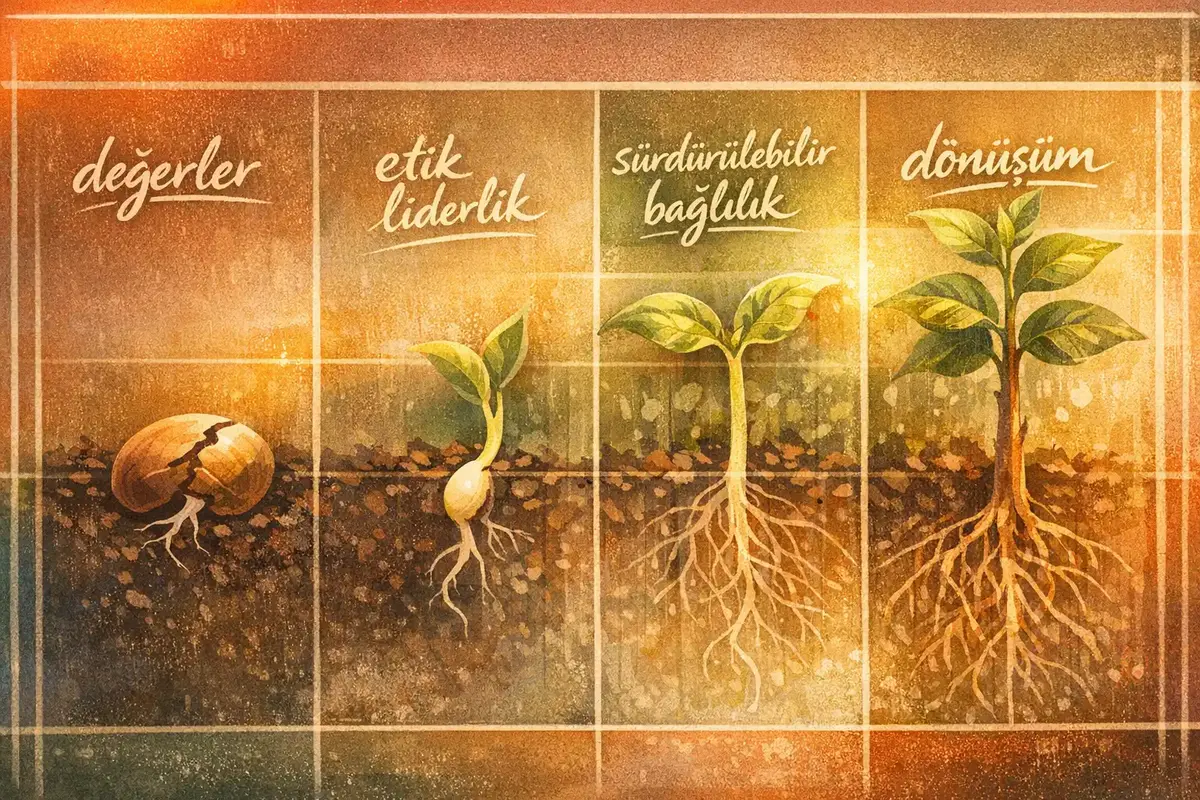 İnsan Odaklı Kültür Oluşturma ve Çalışan Bağlılığını Artırma 6 değer odaklı liderlik uygulamaları görseli