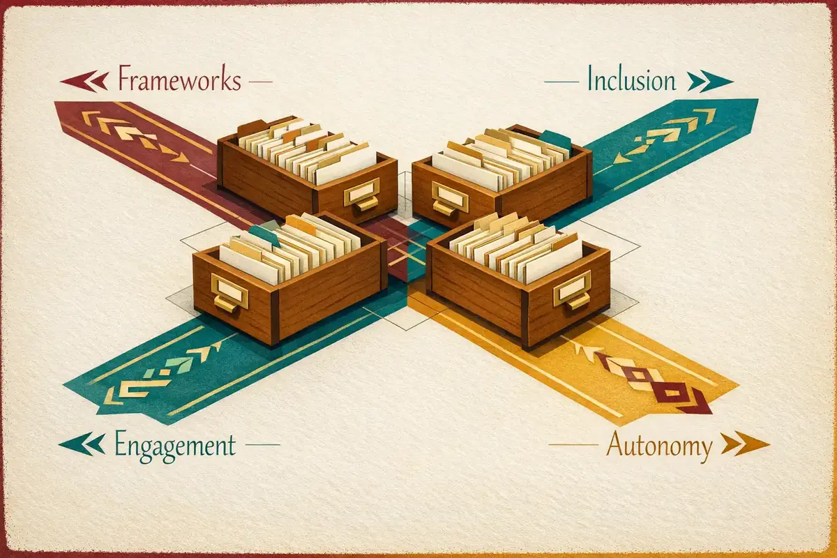 Building Empathetic Leadership for Diverse Remote Teams 5 A diverse leadership team discussing organizational strategy