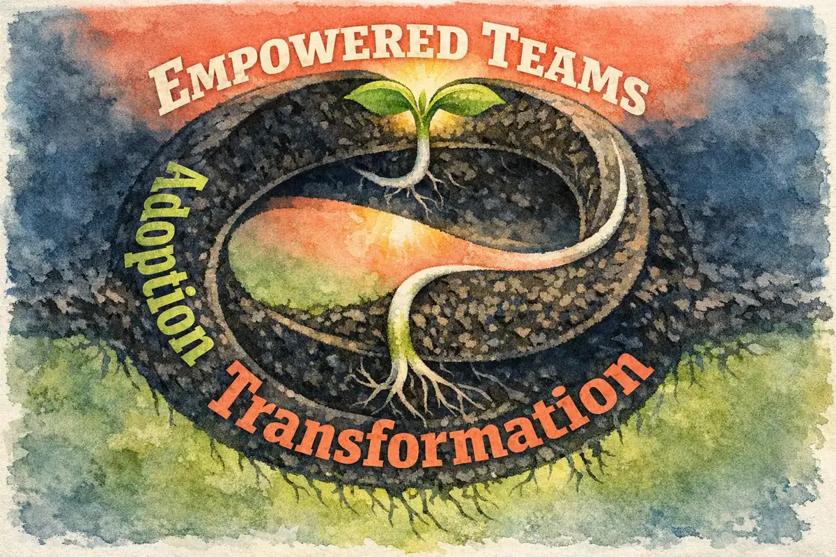 How to Empower Teams for Successful Initiative Adoption 6 A team celebrating a successful initiative milestone, symbolizing empowered execution