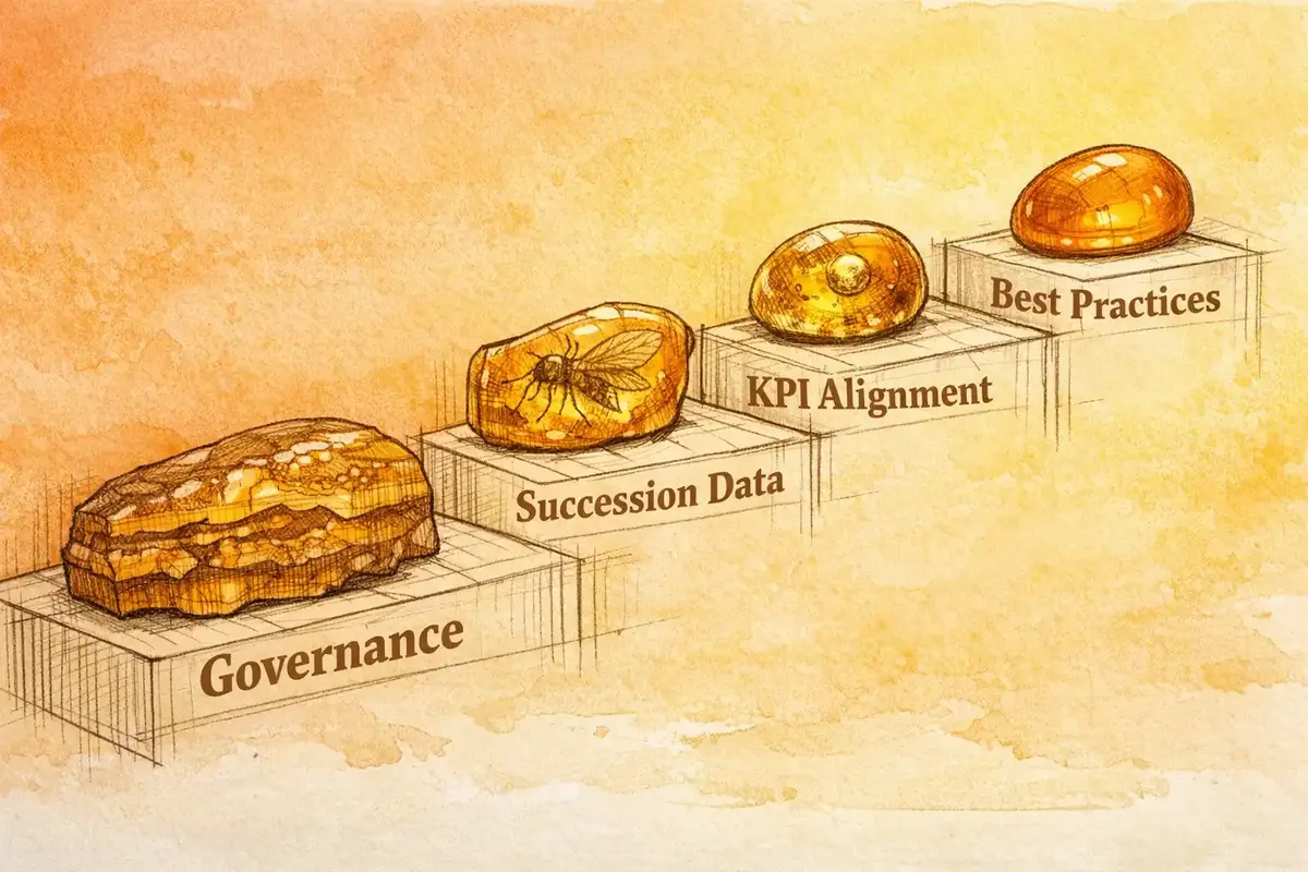 Balancing Family Values and Performance Metrics in Leadership 5 Family business governance and succession planning visual