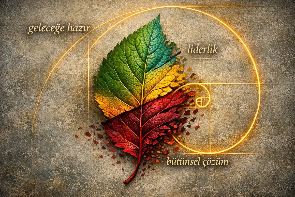 Liderlikte Stratejik Karar Alma ve Kompleksite Yönetimi 6 Bir liderin yorgunluk ve stresle başa çıkmaya çalıştığını gösteren bir görsel