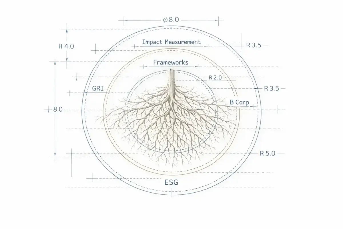 Stakeholder Capitalism & Impact Measurement 5 A diagram illustrating the process of stakeholder mapping and impact measurement
