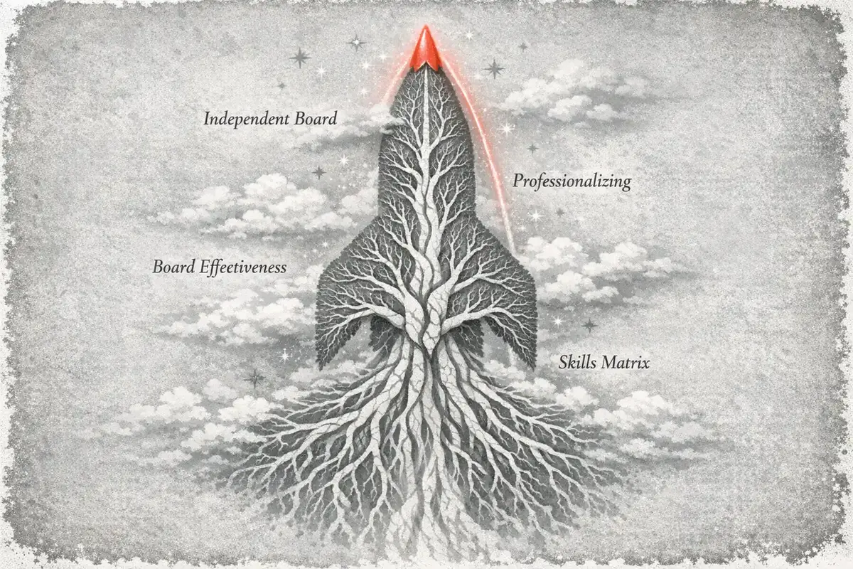 Independent Board Governance in 3rd Generation Family Businesses 5 A diagram illustrating the integration of independent directors into a family business board, highlighting the flow of expertise and oversight.