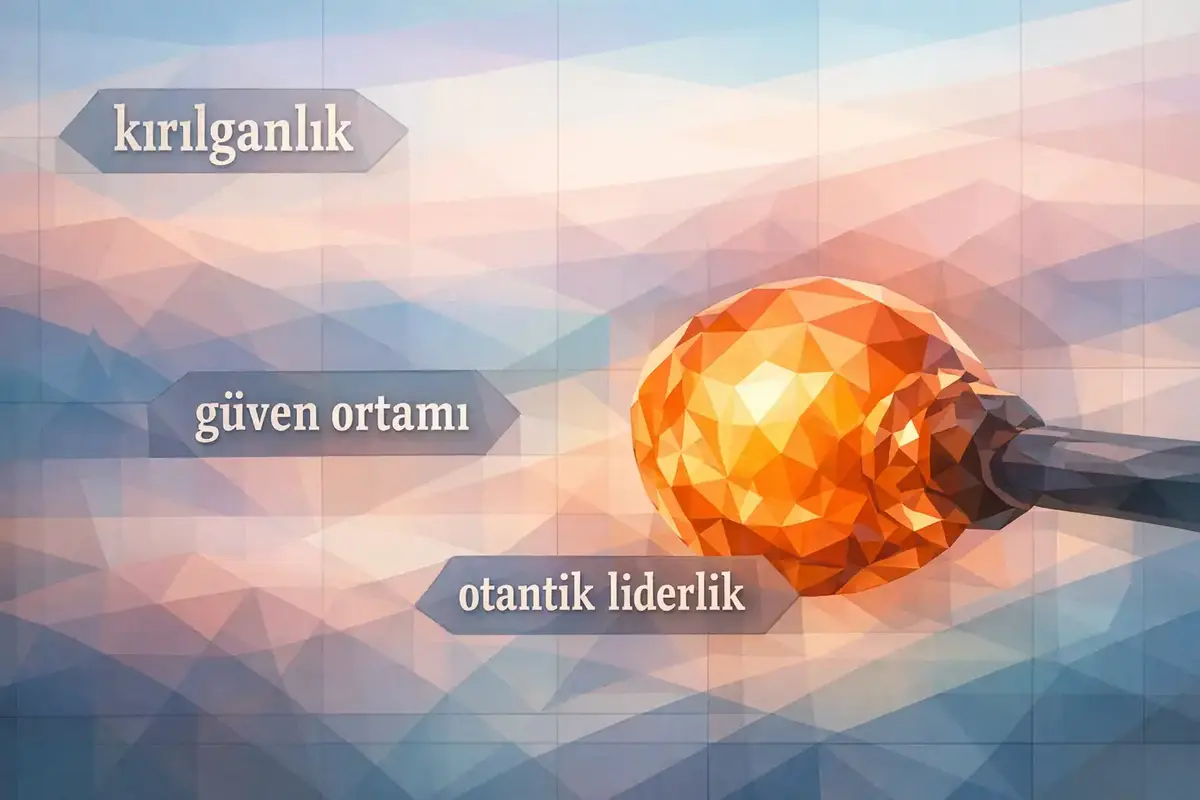 Kırılganlığı Kucaklamak Liderlikte Güven ve Bağ Kurma 4 liderlikte kırılganlık ve güven diyagramı