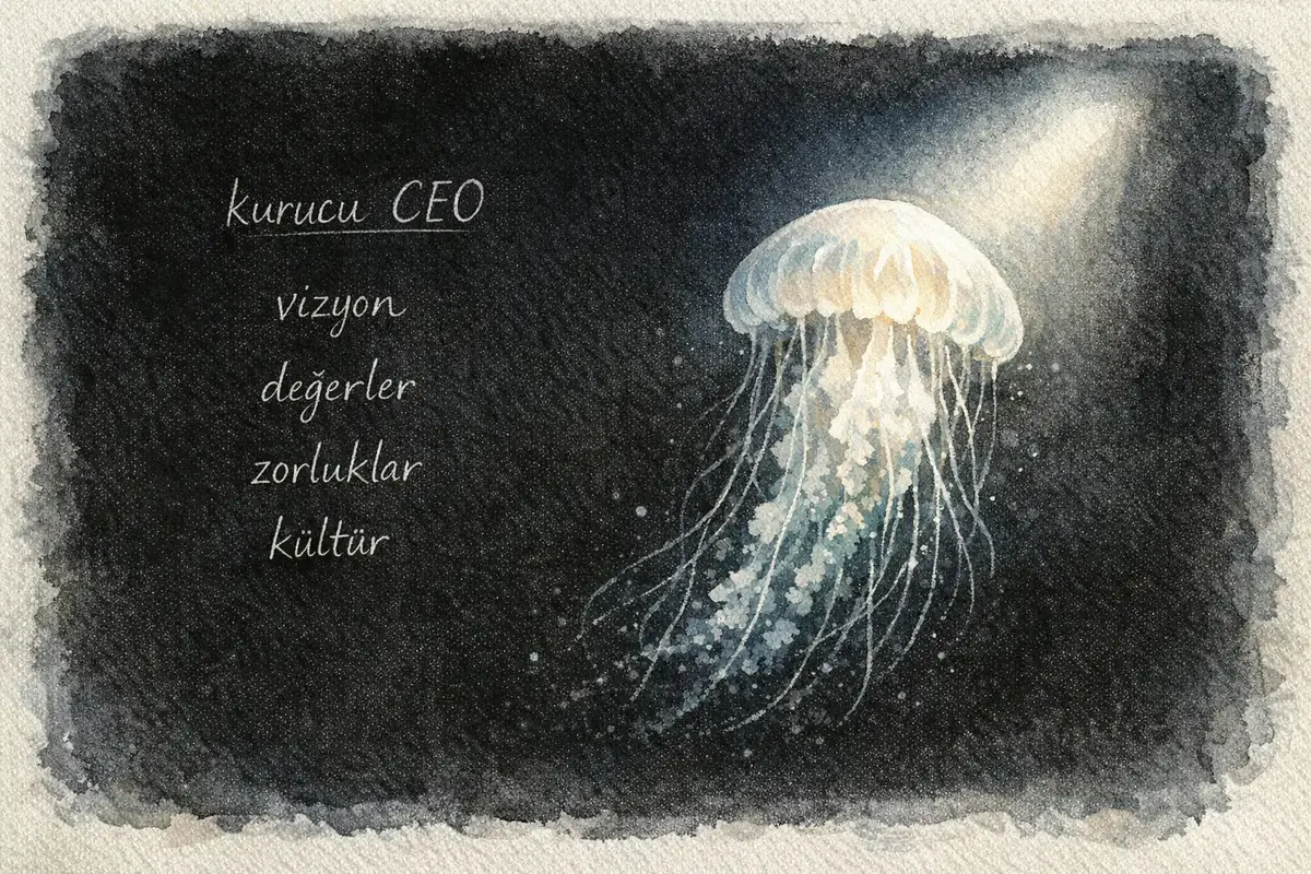 Kurucu CEO'dan Profesyonel Yönetime Geçişte Liderlik Yaklaşımı 4 Kurucu CEO'dan profesyonel yönetime geçişte bütüncül liderlik modelini anlatan infografik