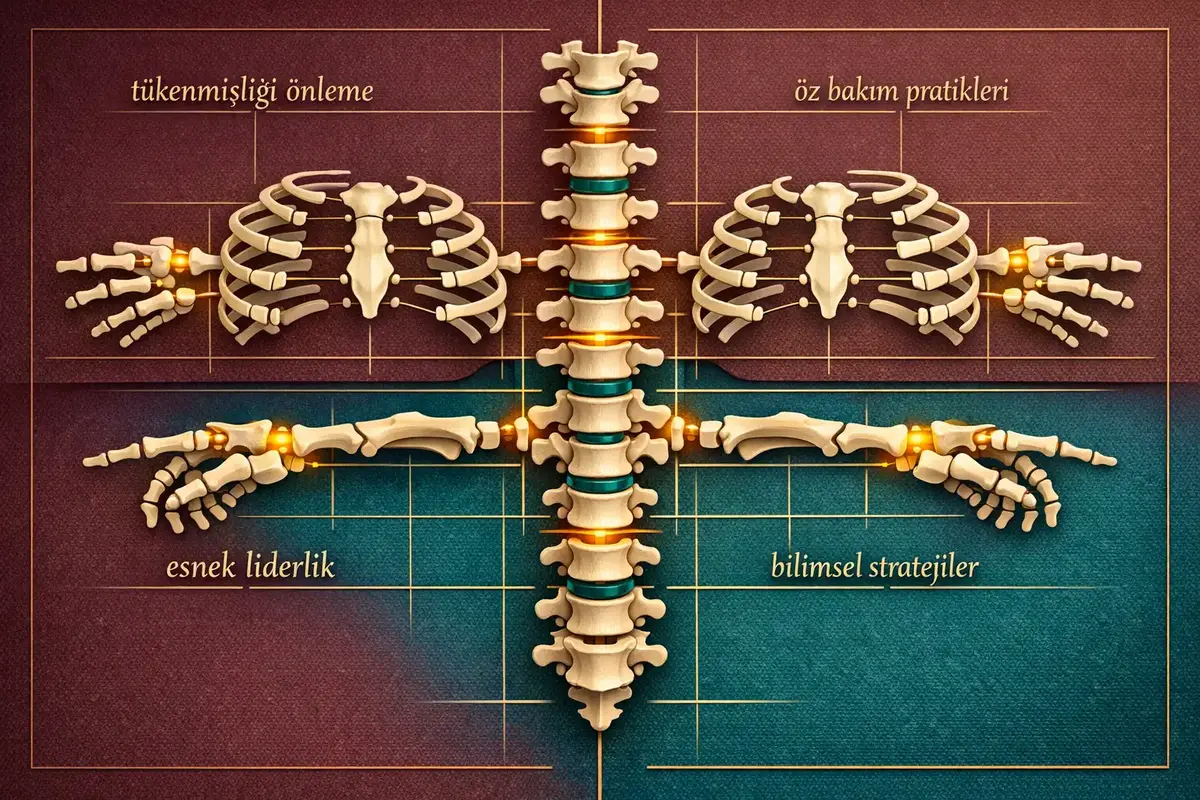 Sürdürülebilir Liderlik ve Lider Refahı 5 iş-yaşam dengesi ve öz bakım uygulamaları görseli