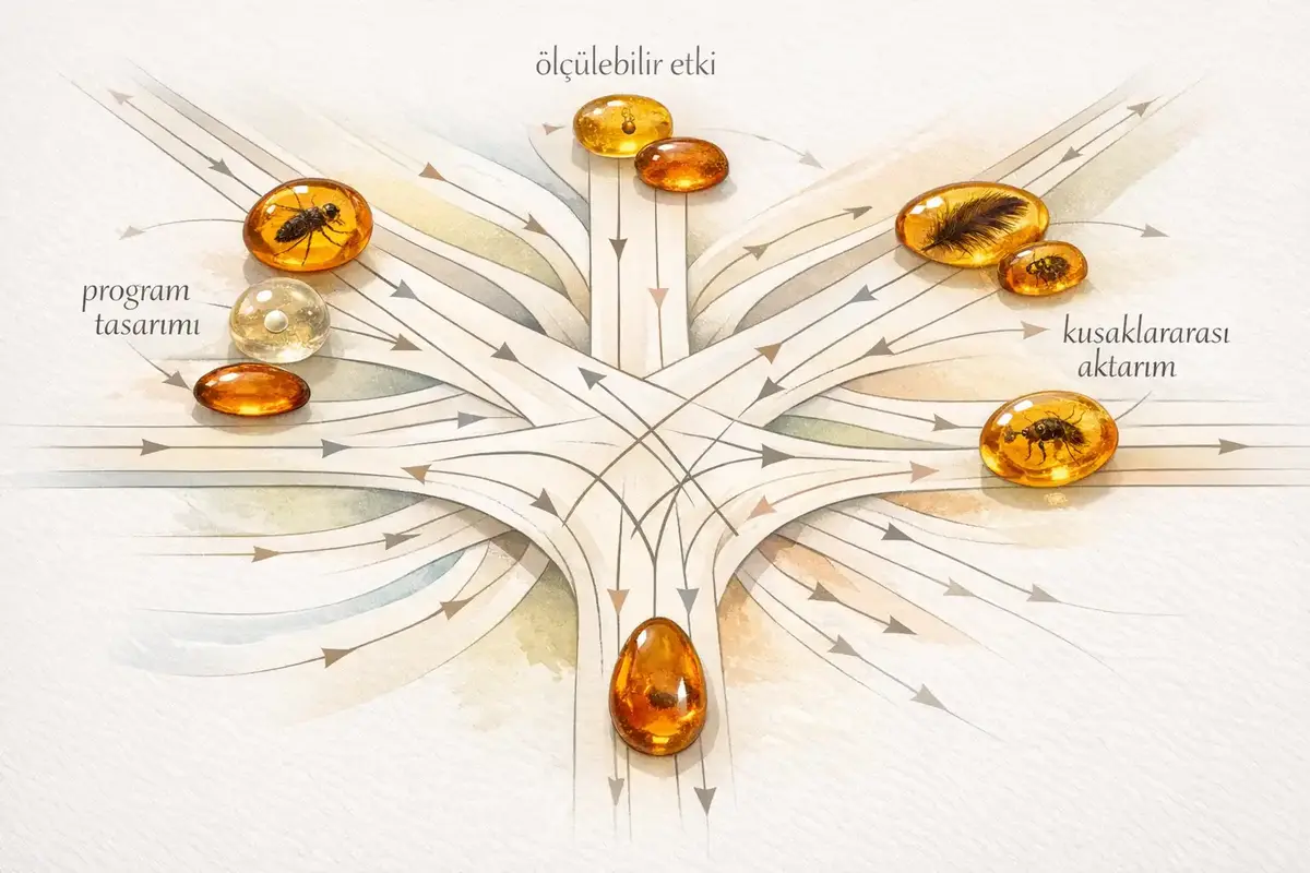 Liderlikte Mentorluk ve Gelişim Kültürü 5 Mentorluk sürecinde karşılıklı gelişimi simgeleyen bir görsel