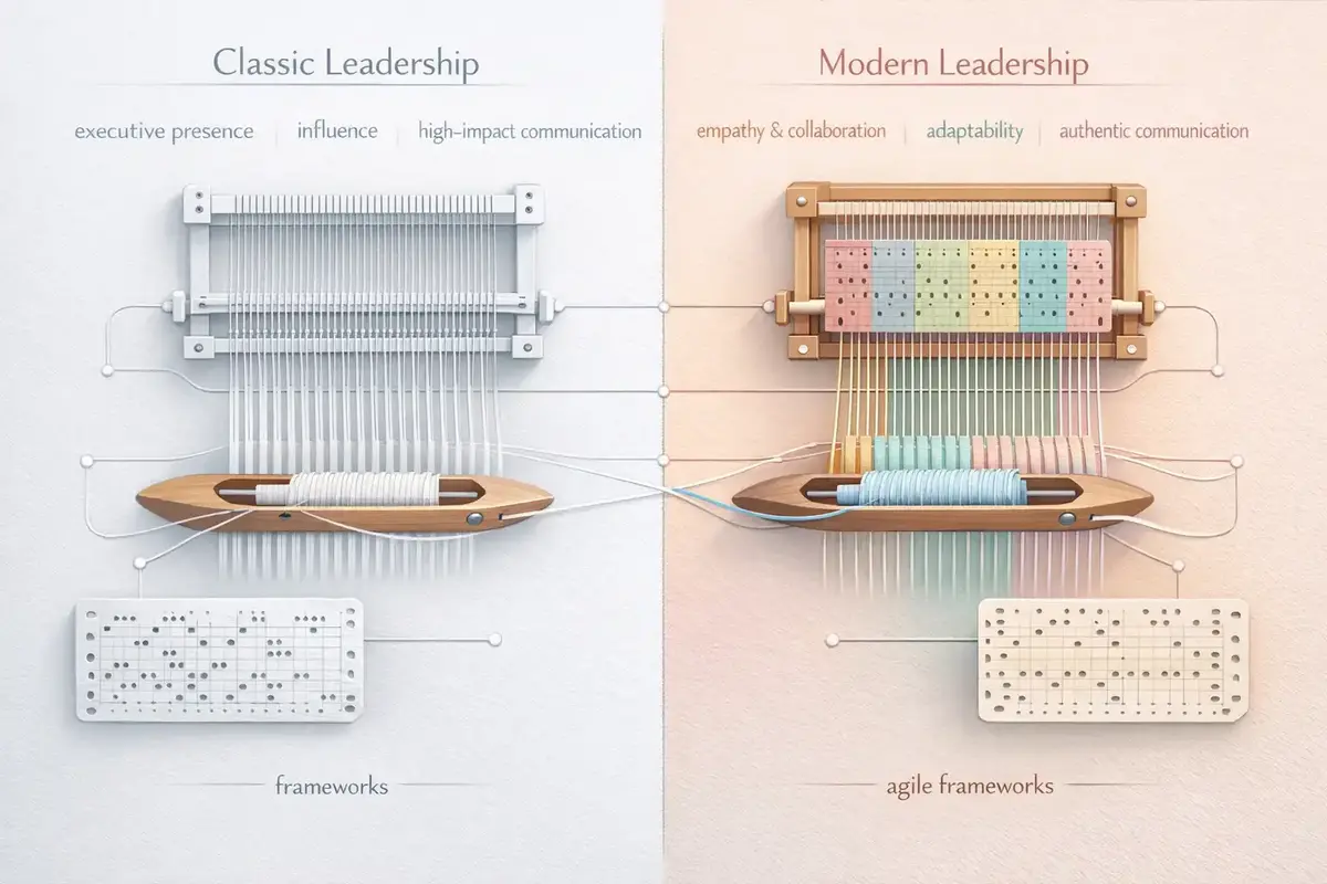 Executive Presence Influence High-Impact Communication 5 A group of executives engaging in a dynamic leadership workshop