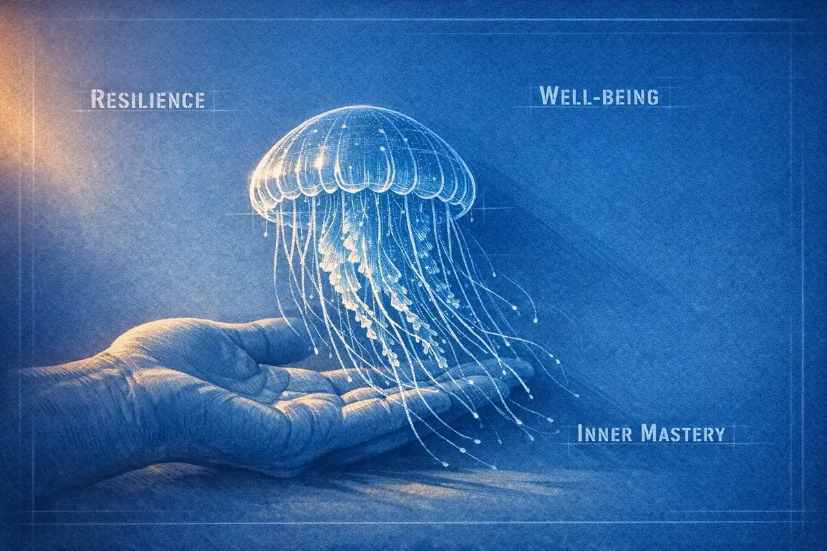 Executive Resilience Well-being and Inner Mastery 3 A conceptual image representing executive resilience and inner mastery