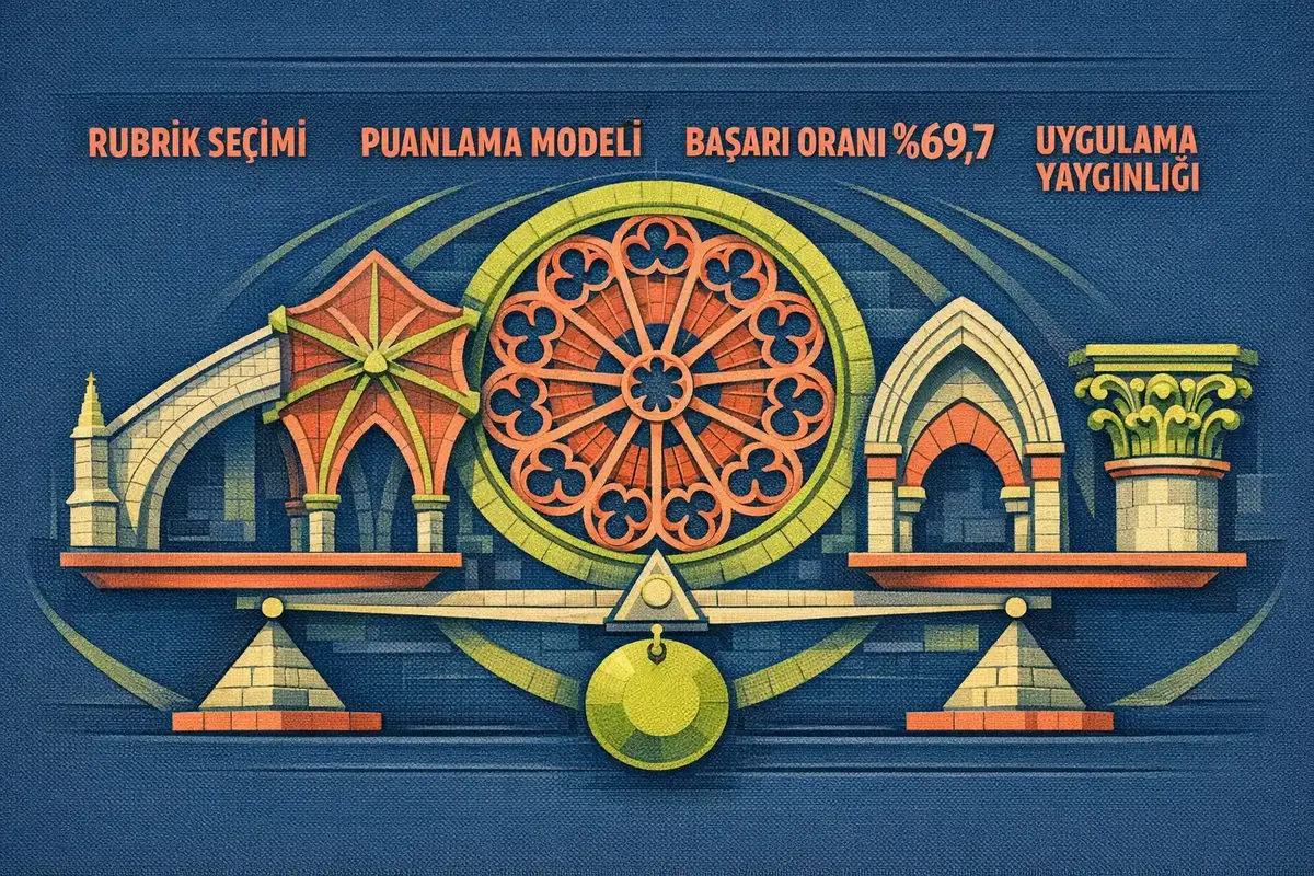 Değerlendirme Programı Tasarımı ve Özelleştirme Stratejileri 5 olgunluk modeli ve değerlendirme süreçleri görseli