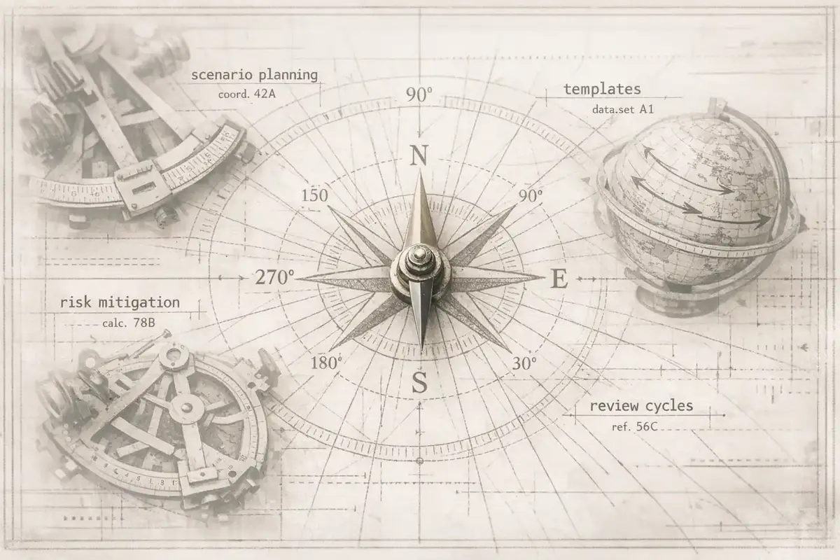 Mitigating Business Unit Risks with Proactive Planning 5 Scenario matrix and risk map example