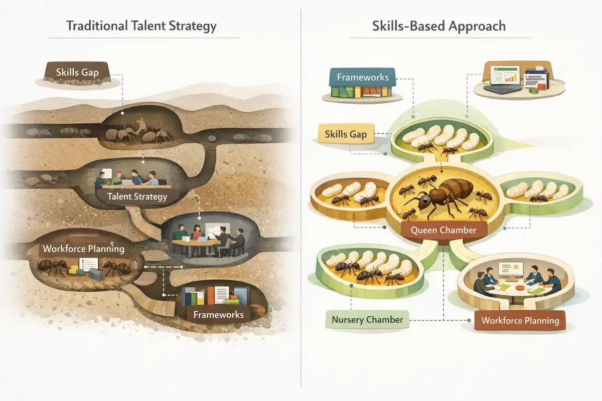 CHRO Strategies for Workforce Upskilling in Digital Roles 5 Live systemic team coaching session in progress