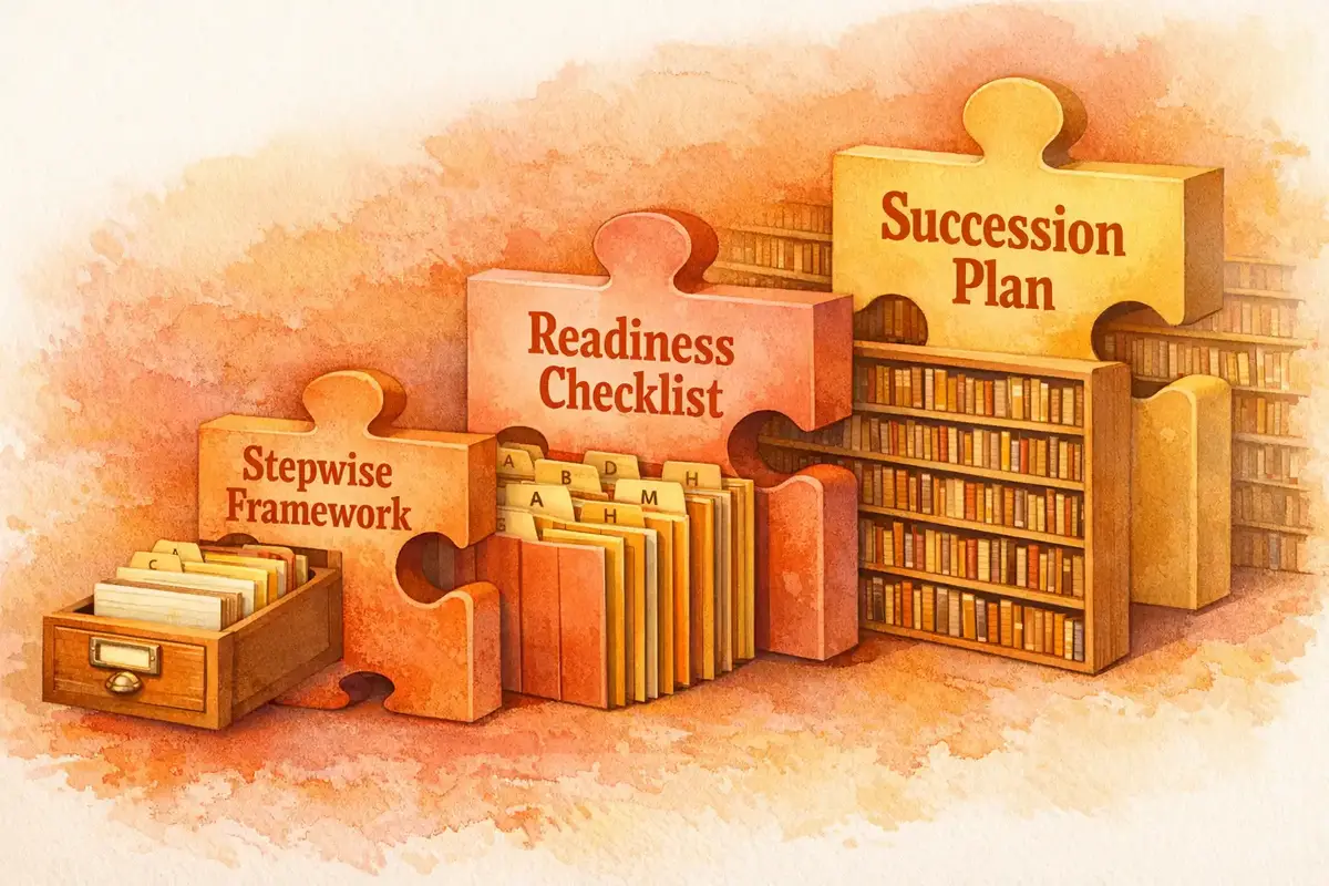 Building a Succession Framework for Family Business Leadership 5 Family council meeting discussing governance models