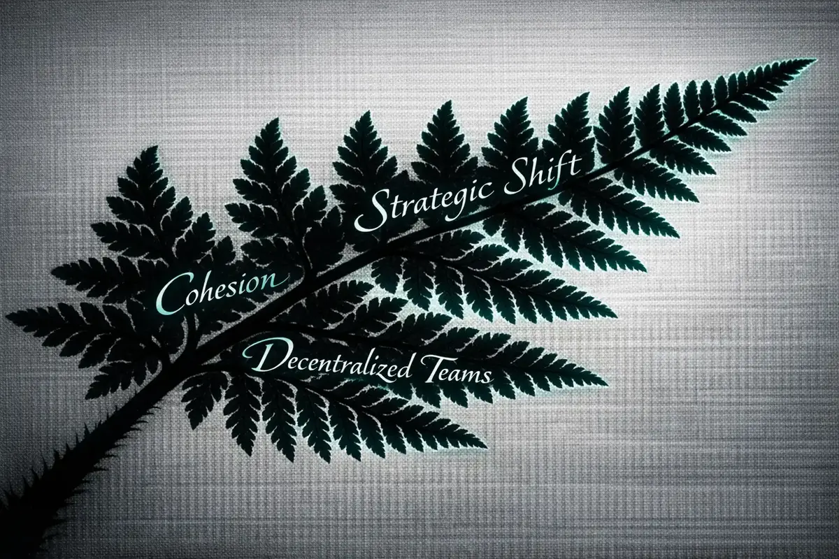 Integral Leadership for CHROs in Decentralized Structures 3 A visual representation of interconnected teams and decentralized decision-making