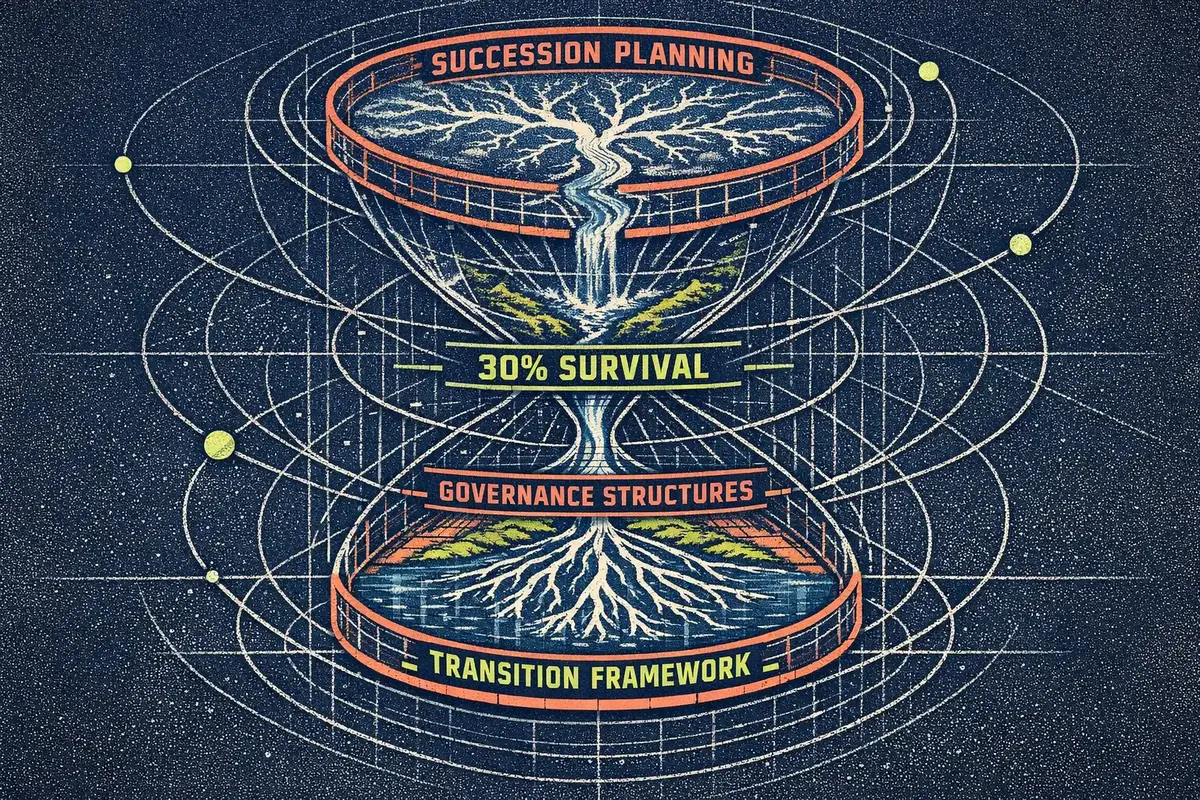Overcoming Founder's Syndrome in Family Business Succession 5 Visual showing family business governance structures: hub-and-spoke vs. pyramid