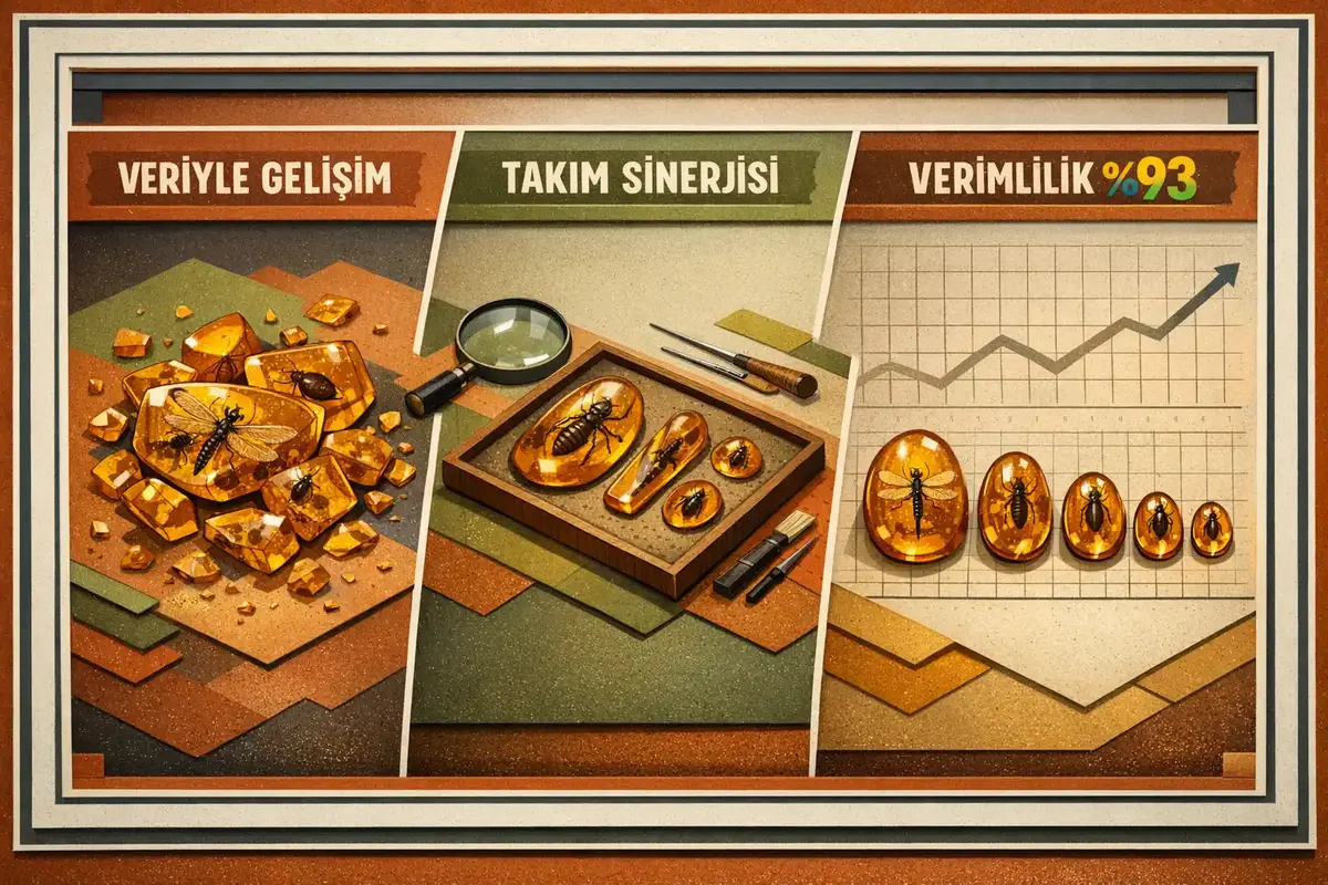 Liderlik ve Takım Dinamiklerinde Yapay Zeka Destekli Integral Yaklaşımlar 5 hibrit ve sanal takımlarda AI ile performans ölçümü görseli