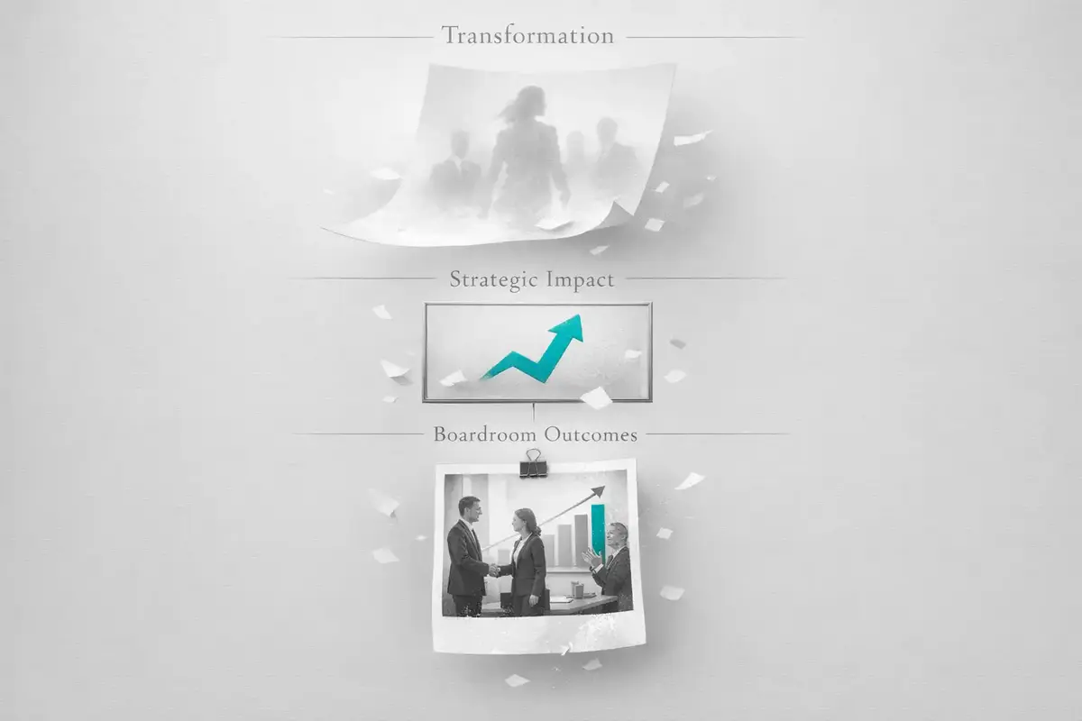 Effective CHRO Communication Strategies for Boardroom Impact 6 CHRO presenting human capital ROI to the board