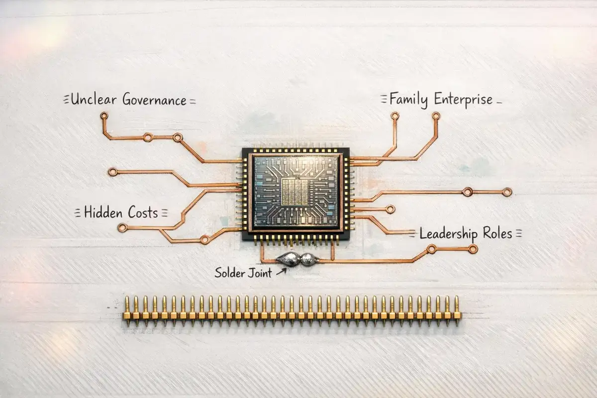 How to Create a Family Charter for Leadership and Governance 4 Family governance discussion around a table