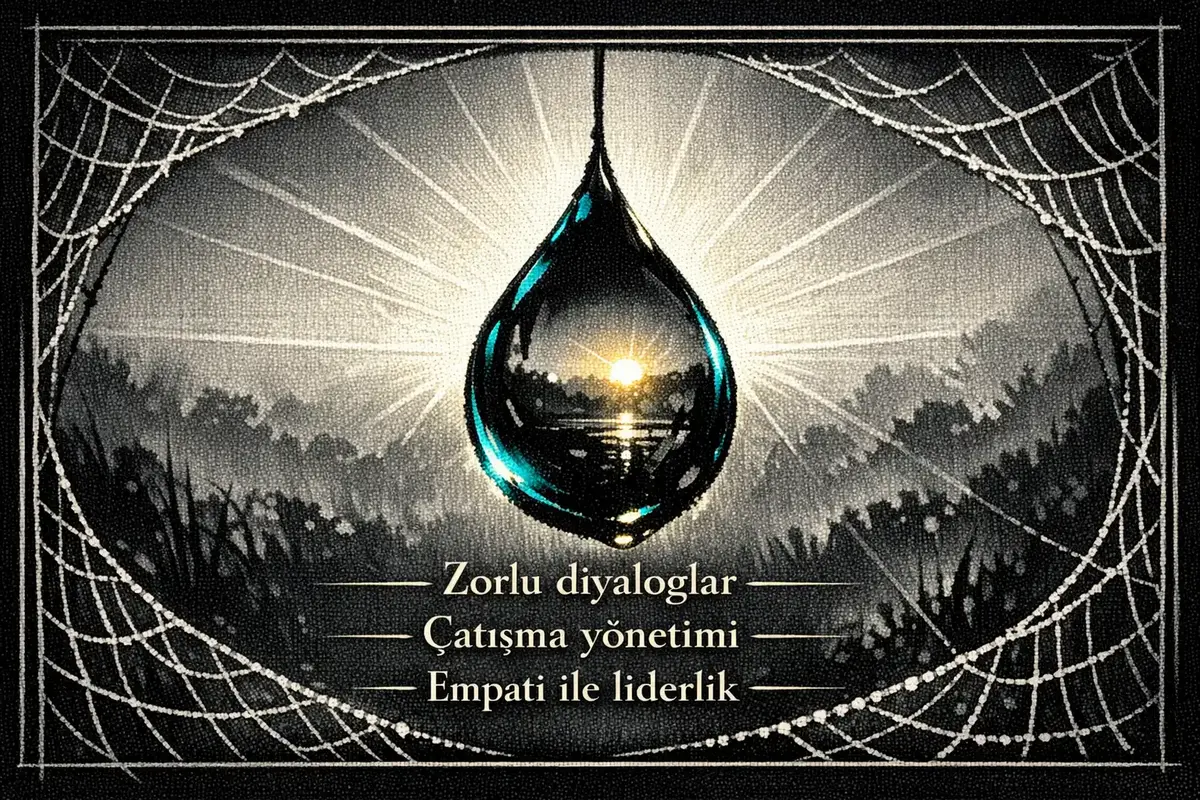 Takım içi çatışma ve geri bildirim süreçlerini temsil eden bir toplantı sahnesi