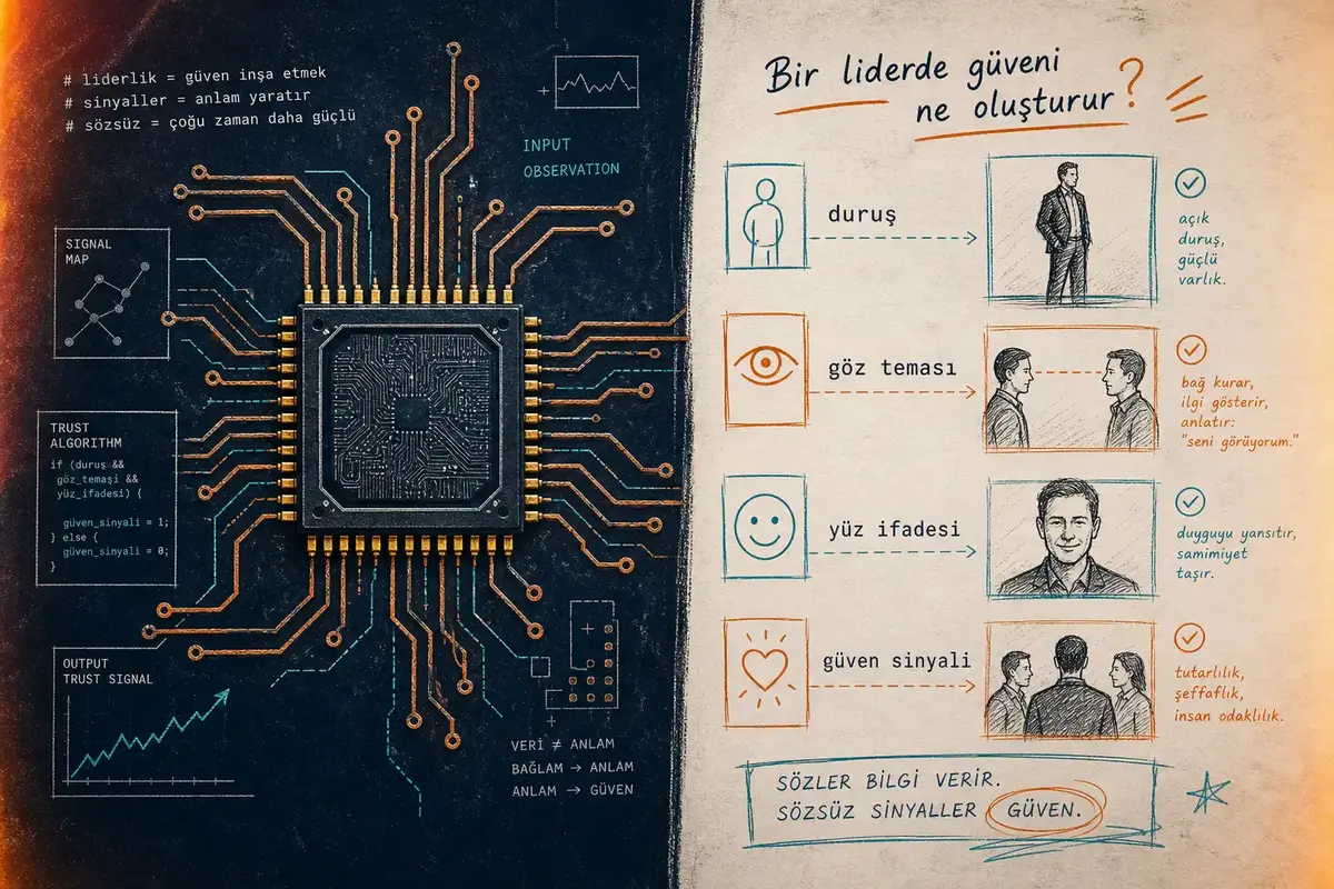 Liderlikte Beden Dili ve Sözsüz İletişim 4 Beden Dili Neden Liderlikte Güvenin İlk Testidir?
